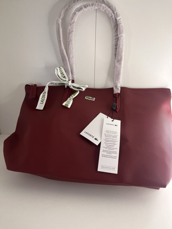 Sac Cabas Lacoste Femme – Rouge Élégant