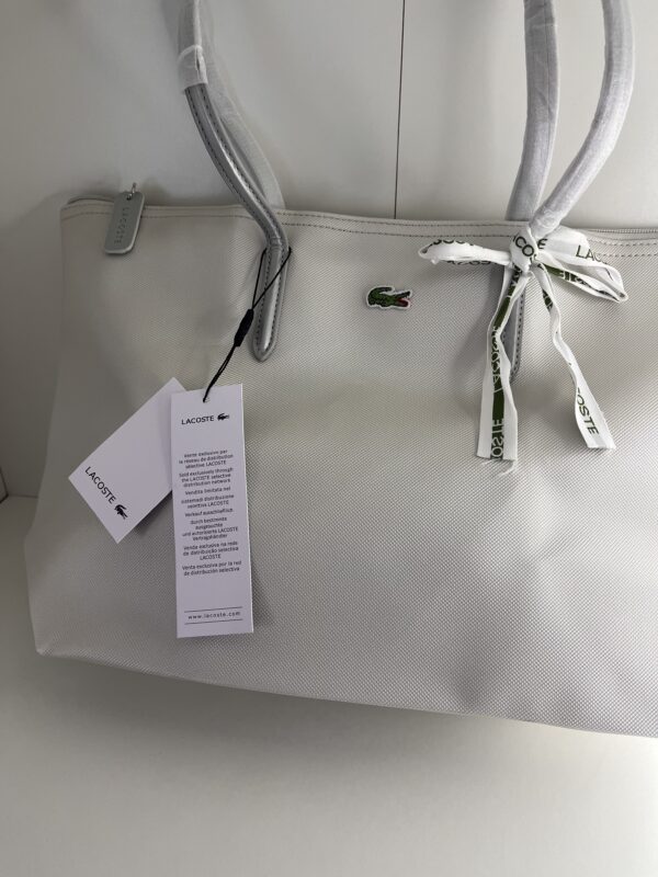 Sac Cabas Lacoste Femme – Blanc Épuré