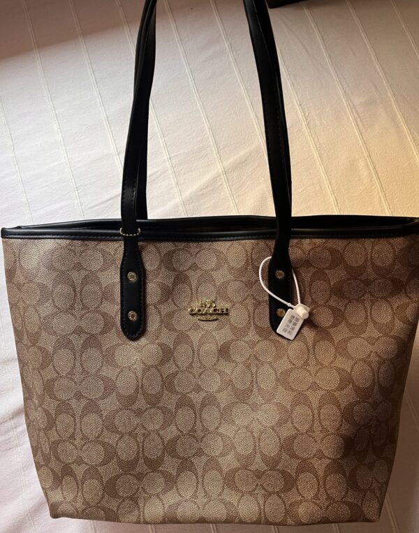 Sac Cabas Coach Signature Canvas – Marron