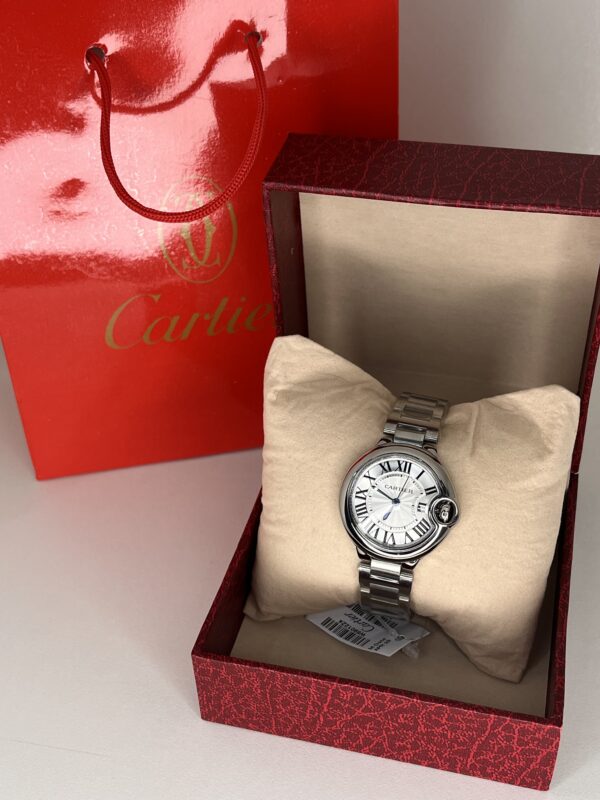 Cartier Ballon Bleu – Acier Cadran Blanc