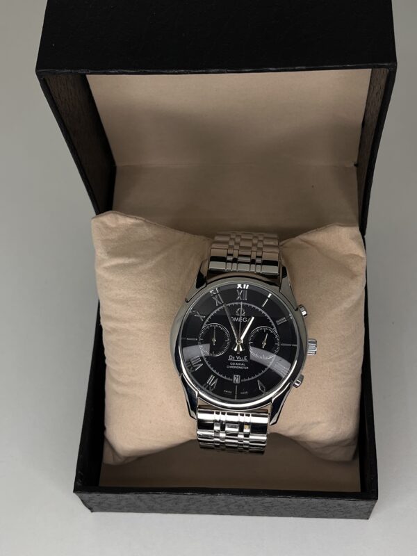 Omega De Ville Co-Axial Chronograph - Cadran Noir & Index Chiffres Romains