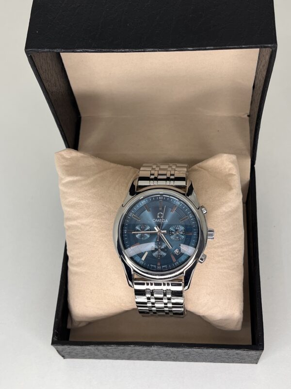 Omega De Ville Co-Axial Chronograph – Cadran Bleu & Bracelet Acier