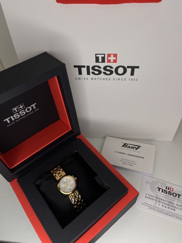 Tissot PR 100 Lady – Gold & White Dial