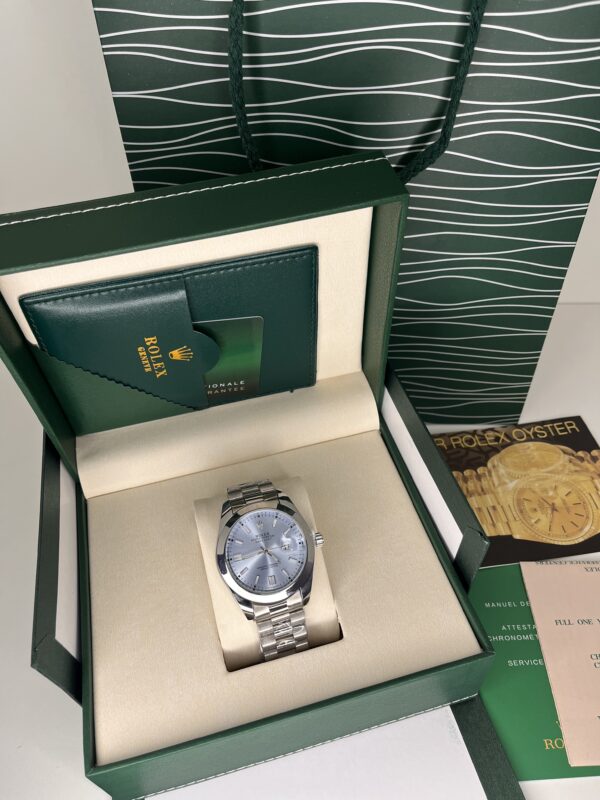 Rolex Oyster Perpetual – Cadran Bleu Glacier