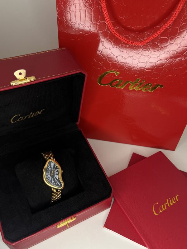 Cartier Crash – Or Jaune (Cadran noir)