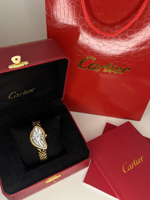 Cartier Crash – Or Jaune (Cadran Blanc)