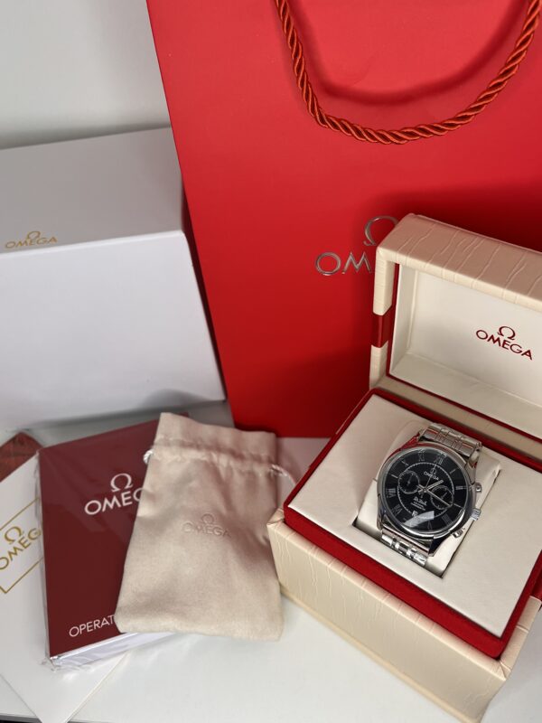 Omega De Ville Co-Axial Chronograph - Cadran Noir & Index Chiffres Romains