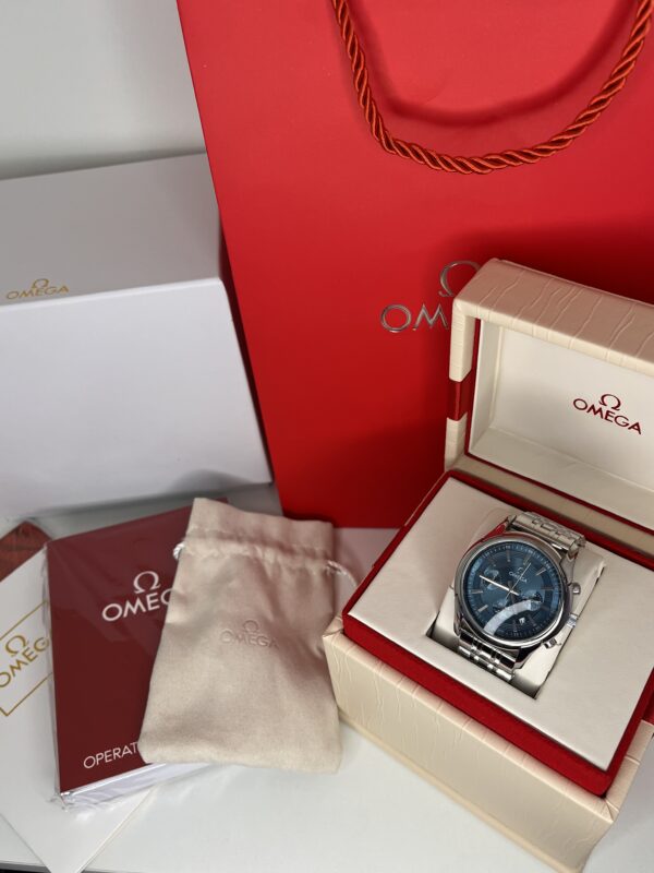 Omega De Ville Co-Axial Chronograph – Cadran Bleu & Bracelet Acier
