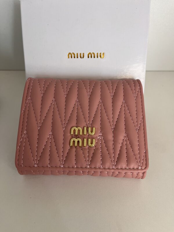 porte monnaie miu miu rose