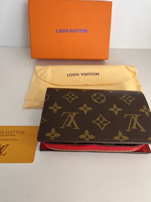 porte monnaie rouge lv