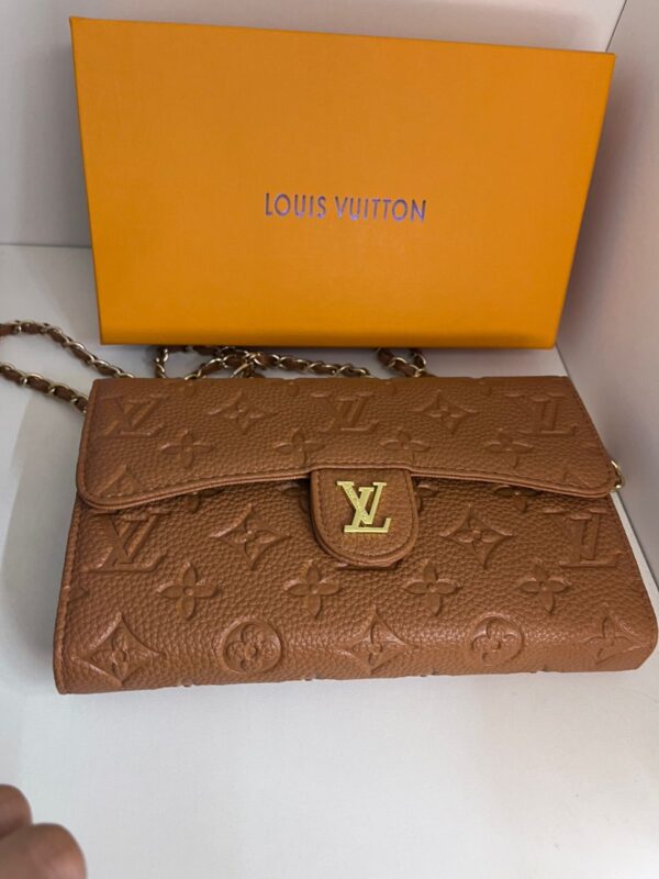 pochette lv marron