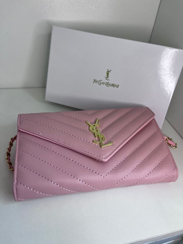 pochette ysl rose
