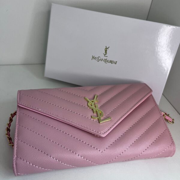 pochette ysl rose