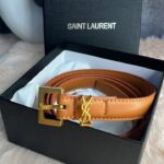 ceinture ysl marron