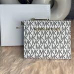 porte monnaie mk blanc