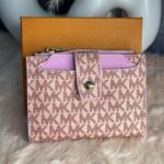 porte monnaie mk rose